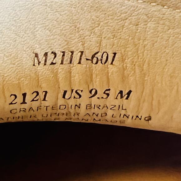 Samuel Hubbard Shoes Mens 9.5 Brown Leather Free Spirit Driver Penny Loafer main image 6